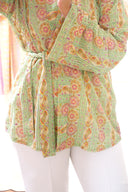 Short kimono emerald