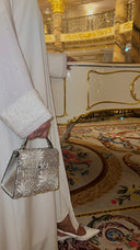 White sparkling abaya (pre order)