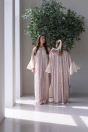 Blush pearl Abaya