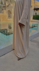 Sand silver Abaya