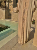 Sand silver Abaya