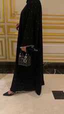 Black spark abaya